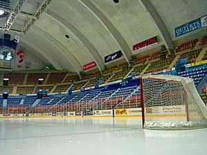 Hersheypark Arena at ice level