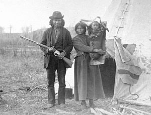 James Quesace and family Oct 16 1887 crop