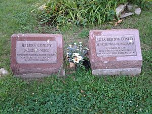 Lyda Conley Gravesite - Huron Cemetery - Kansas City, KS - July 2015