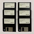 MS-DOS 6.2V floppy disks