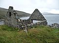 Ruined boathouse on Loch Langais - geograph.org.uk - 1438212