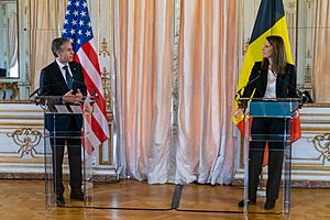 Secretary Blinken Meets with Belgian Deputy Prime Minister and Foreign Minister Sophie Wilmes in Brussels (51081878646)