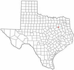 Location of Gun Barrel City, Texas