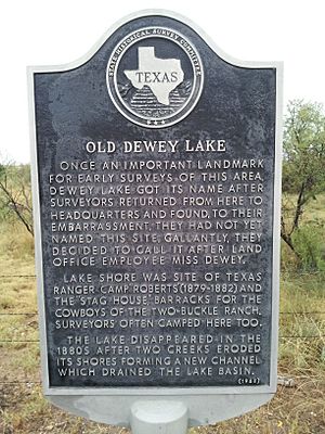 Texas Historical Marker for Texas Ranger Camp Roberts