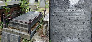 William Thackeray grave Kensal Green 2014
