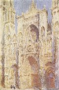 Claude Monet - La Cathédrale de Rouen, Le Portail au Soleil