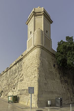 Contraguardia de San Jaime, La Valeta, isla de Malta, Malta, 2021-08-25, DD 178