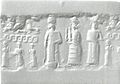 Cylinder seal, ca. 1500–1350 BC Mitanni