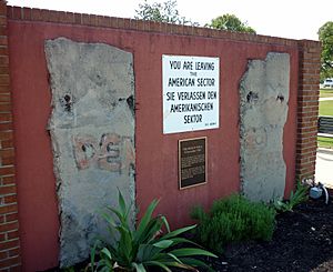 Fort Gordon's Berlin Wall Display