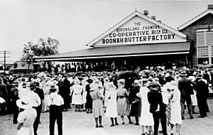 Opening of the addition to the Boonah Butter Factory, 1933
