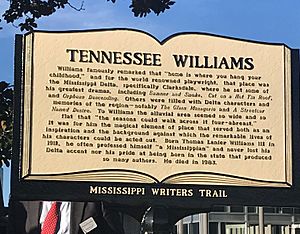 Tennessee Williams marker