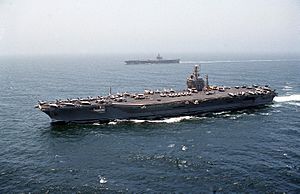 US Navy 000722-N-7412M-005 USS Eisenhower ^ USS George Washington