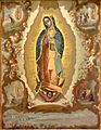 Virgen de Guadalupe con las cuatro apariciones (Juan de Sáenz) Detalle (01)