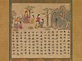 過去現在因果経絵巻-Buddha Preaching, a section from the Illustrated Sutra of Past and Present Karma (Kako genzai inga kyō emaki) MET DP-757-002