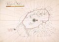 AMH-2554-NA Map of Robben Island