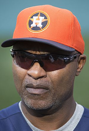 Astros coach Dave Clark 2013.jpg