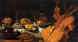 Claesz., Pieter - Still Life with Musical Instruments - 1623