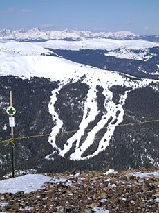 Copper Mountain, Spaulding Bowl and trails