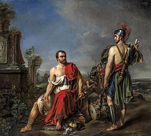 Exiled Gaius Marius sitting among the ruins of Carthage by Joseph Kremer