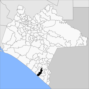 Municipality of Huixtla in Chiapas