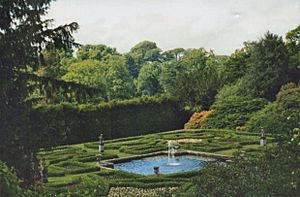 Lyme Park garden