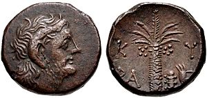 Magas as king of Kyrene, circa 282 or 275 to 261 BC