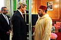 Mohammed VI meets John Kerry and Dwight Bush