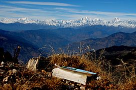 Mountain view from Jiri, Nepal