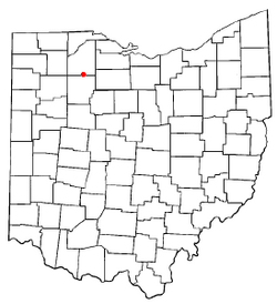 Location of Bairdstown, Ohio