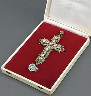 Pope Paul VI's Diamond Ring and Cross