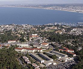 Presidio of Monterey aerial view