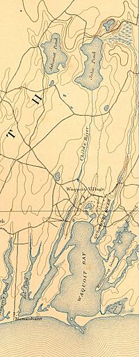 Quashnet River (Massachusetts) map