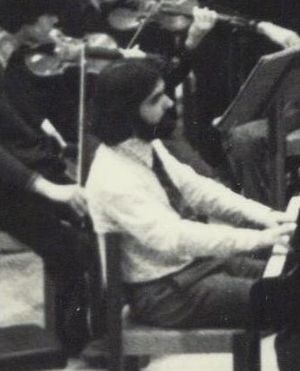 Radu Lupu in prova con l'Orchestra sinfonica di Neuchâtel nel 1975