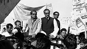 Sheikh Mujibur Rahman election rally 1970