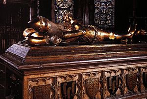 TOMB OF THE BLACK PRINCE, CANTERBURY CATHEDRAL