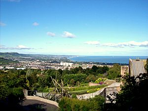View east from Belfast Zoo
