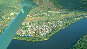 Aerial view of Mitú