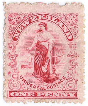 1901 Universal Postage 1 penny red
