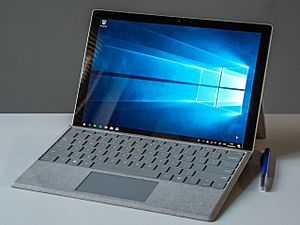 2019 02 Microsoft Surface Pro 2017 with signature type cover