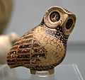 Aryballos owl 630 BC Staatliche Antikensammlungen