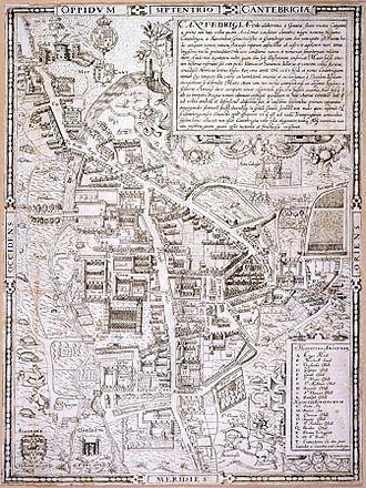 Cambridge 1574 map
