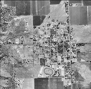 Satellite Imagery of Cedarville, California. Taken on September 29, 1999.