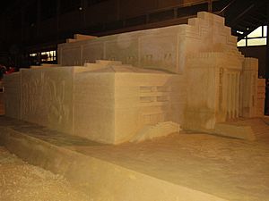 Centennial hall sand model