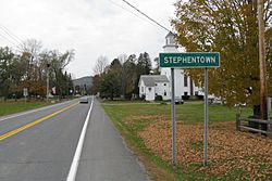 Entering Stephentown
