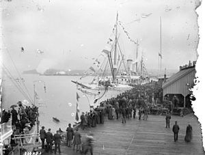 First arrival of S.S. "Empress of India" in Vancouver 28 Apr 1891