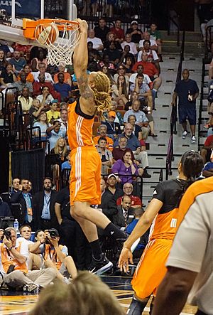 Griner dunking at 2015 All-Star game