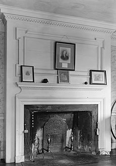 HABS Wallace House NJ fireplace