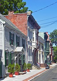 Houses on South Ferry Street, Schenectady, NY