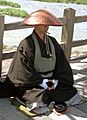 Japanese buddhist monk by Arashiyama cut