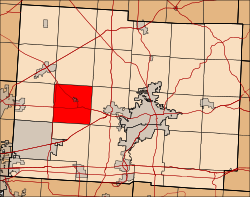 Location of St. Albans Township in Licking County
